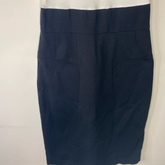 Theory Black and White Tank Dress With Pencil Skirt Size 8 Classic Work - Picture 4 of 12